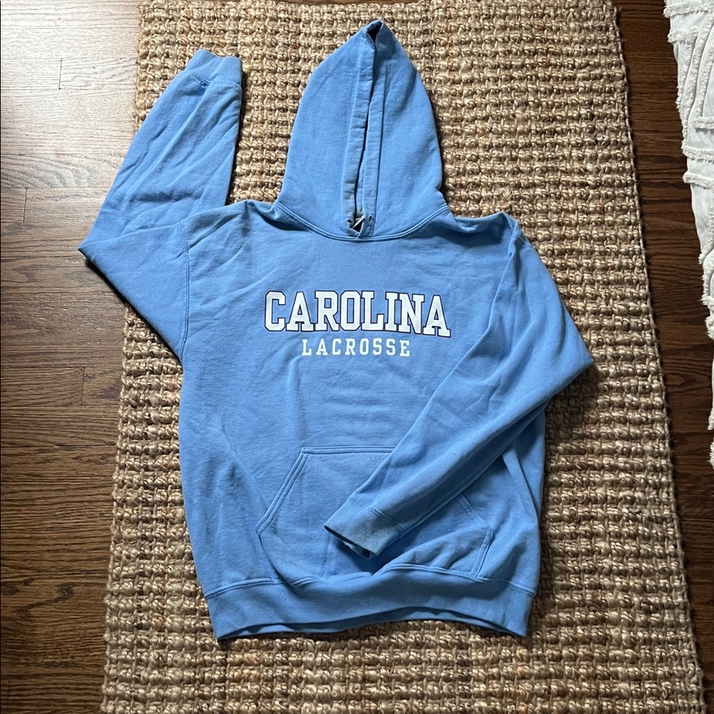 Blue Carolina Lacrosse Hoodie